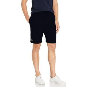 Lacoste Authentic Sport Tennis Fleece Mens Black Shorts GH2136 Sz US XXL NEW